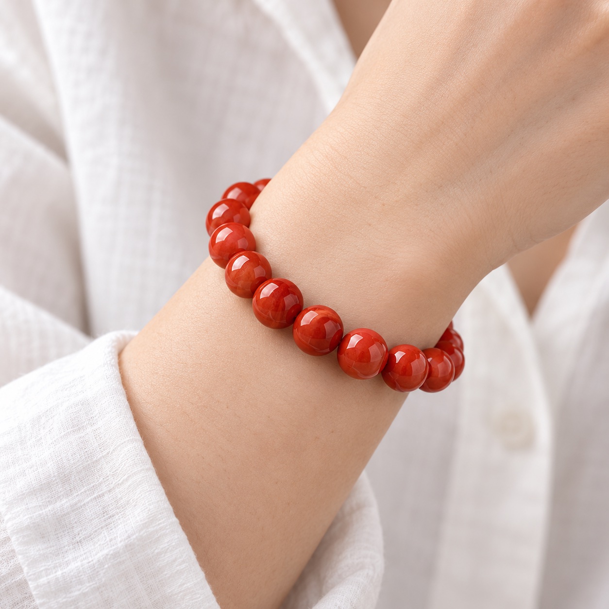 Red Bead Bracelet · Collection concept
